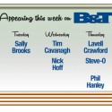 Guests for the Week of July 7