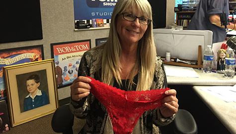 Kristi's Thong Scrunchie  The BOB & TOM Show