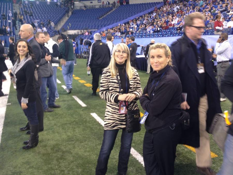 Kristi on the Sidelines of the SB Media Day
