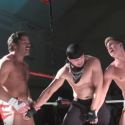 Pro Wrestler Defeats Opponent With a Special Move